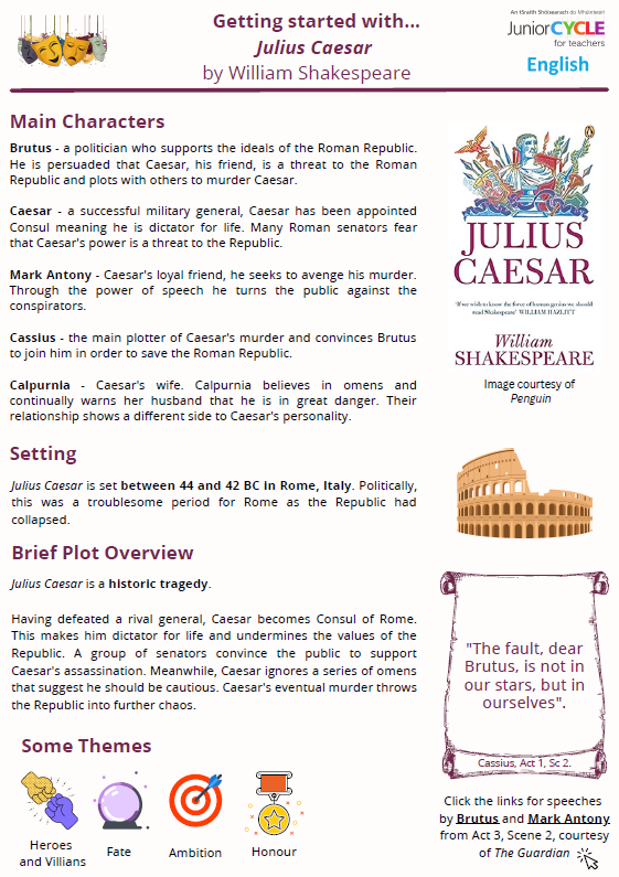 Getting Started With... Julius Caesar