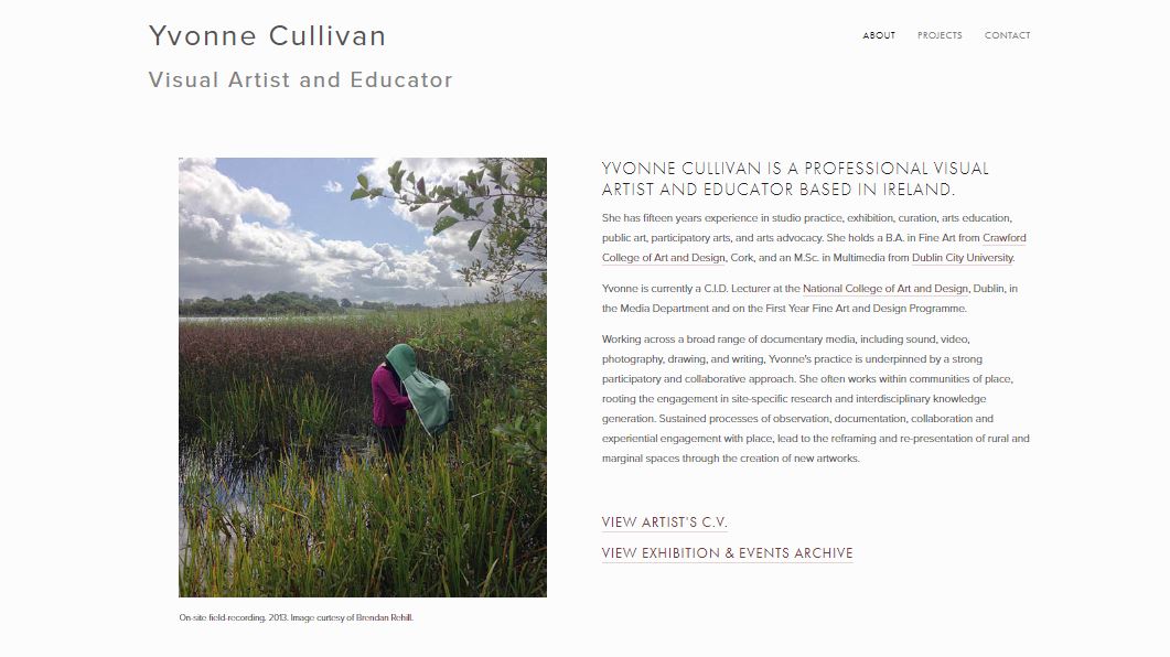 Yvonne Cullivan's Website