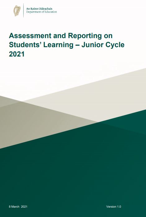 Assessment and Reporting on Students' Learning - Junior Cycle 2021
