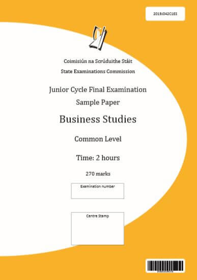 SEC Sample Examination Paper