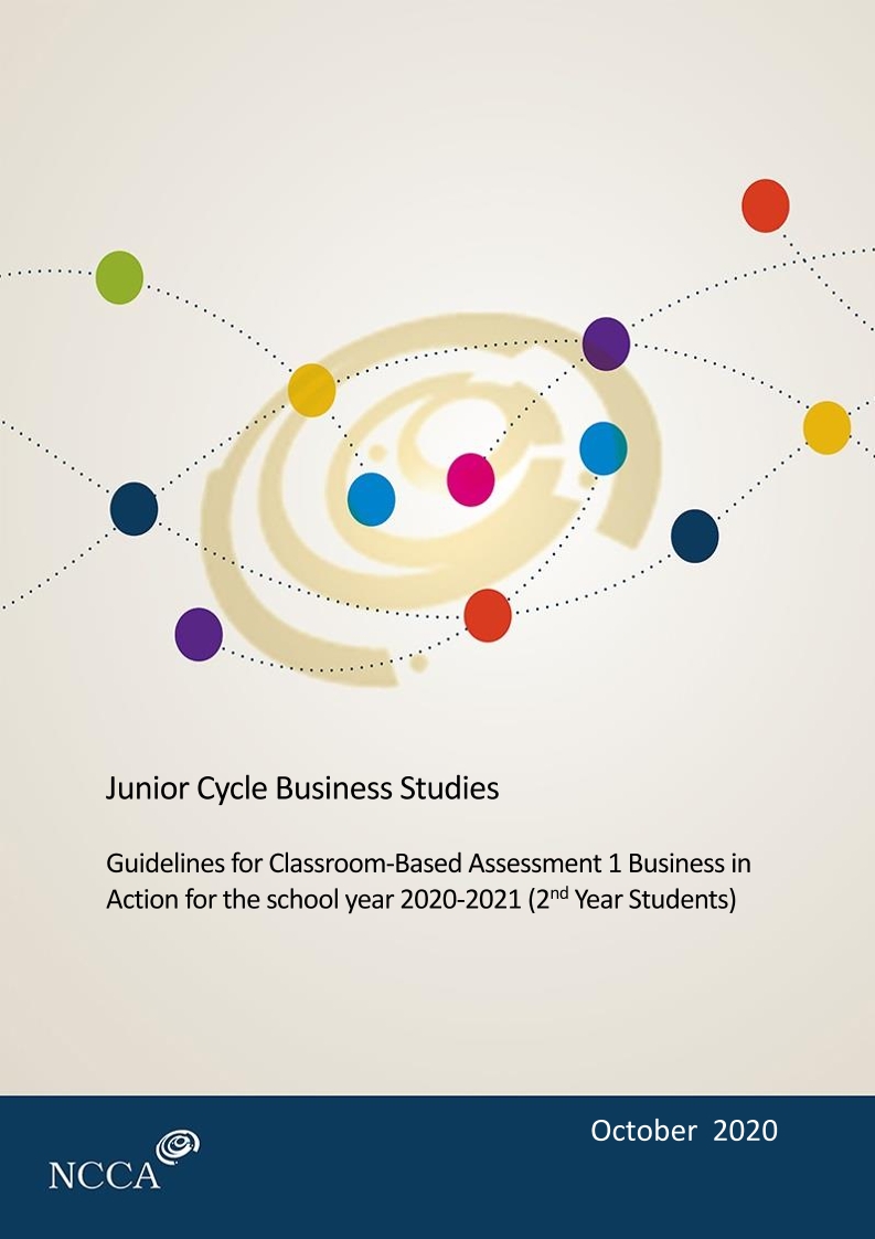 Classroom Based Assessment 1 (Individual) NCCA Guidelines