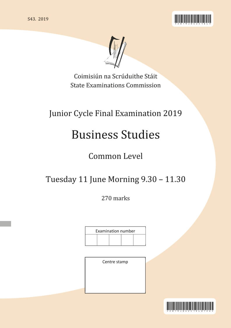 SEC Final Examination Paper 2019