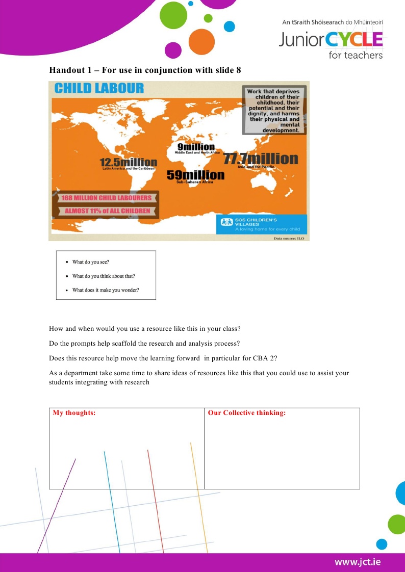 Screencast Support Material (Reflecting on Research and Developing Informed Opinions)