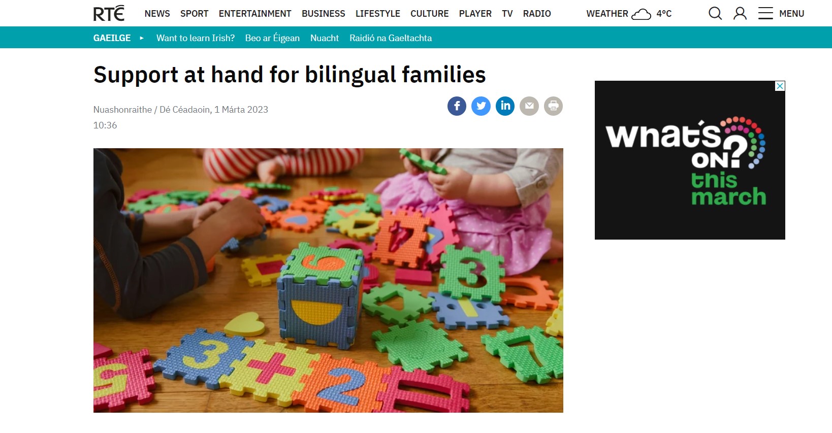 Support for Bilingual Families