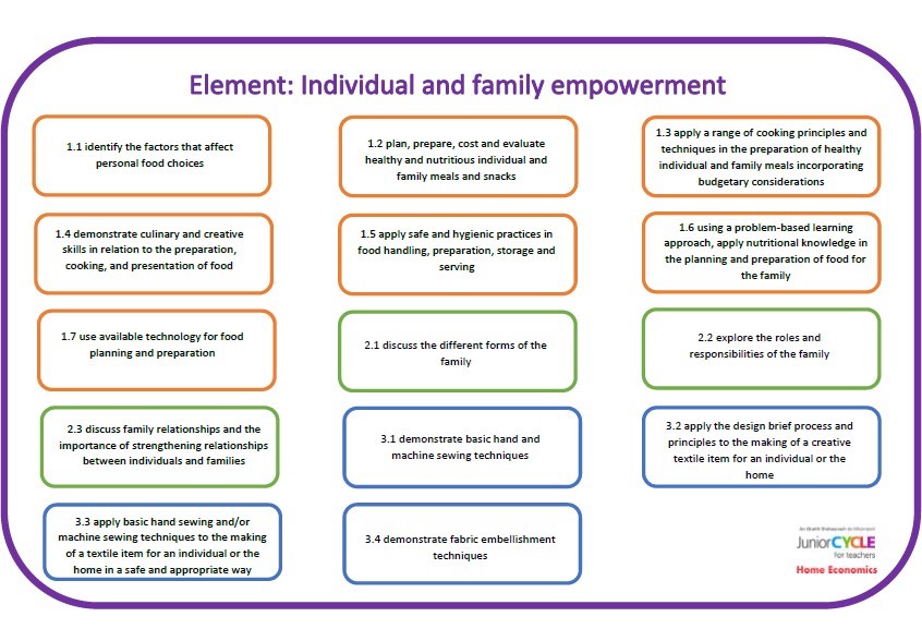 Home Economics 3 Year Planning Tool (Interactive Version)