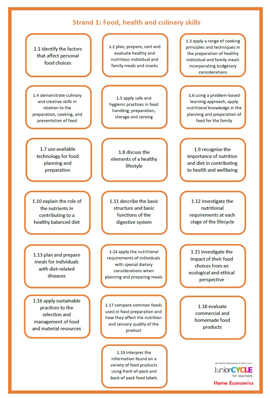 Home Economics 3 Year Planning Tool (Printable Version)