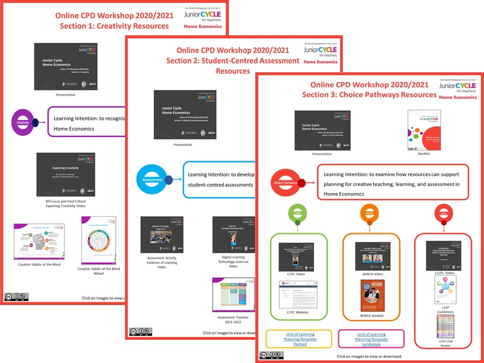 Online CPD Workshop 2020-2021 Interactive PDF Resources All Sections