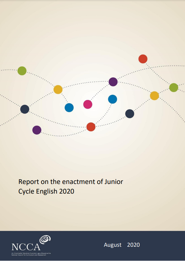 Report on the enactment of Junior Cycle English 2020