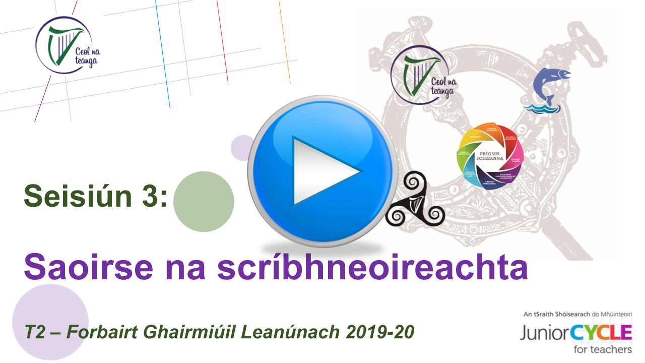 Ceardlann FGL 2019/2020 - Seisiún 3 (T1)