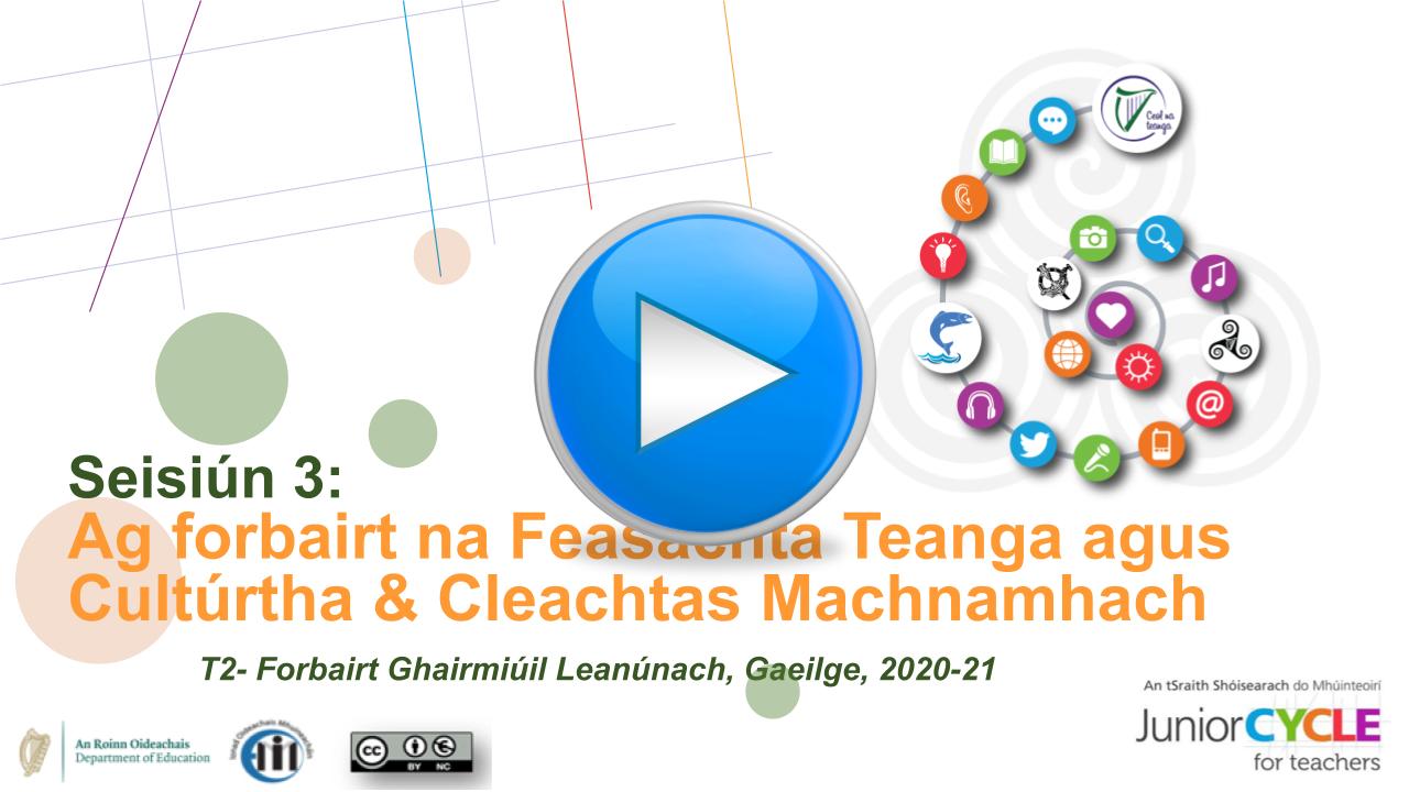 T2, Seisiún 3: Sleamhnáin don chur i láthair