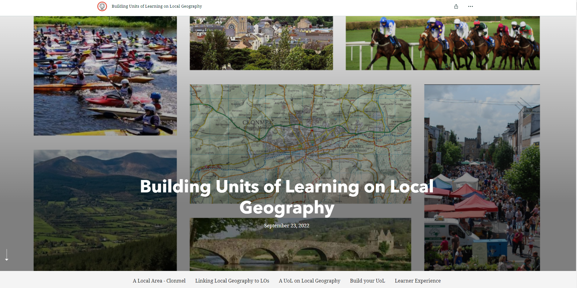Building Units of Learning on Local Geography StoryMap
