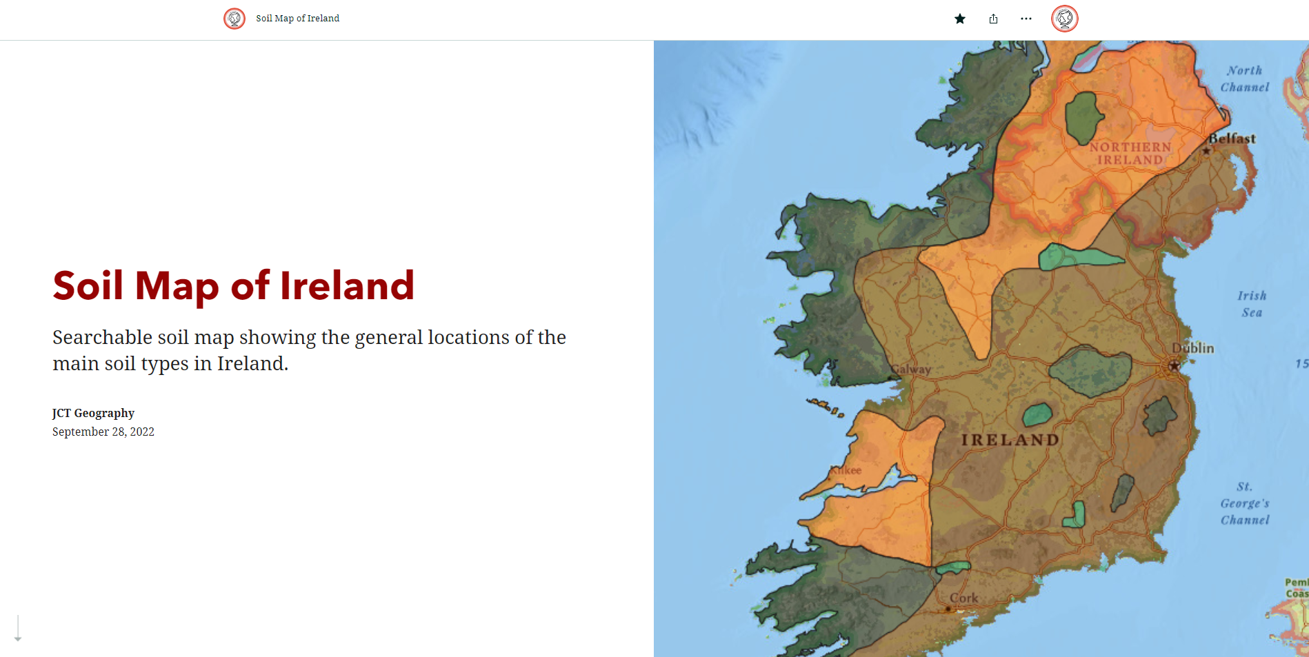 Soil Map of Ireland