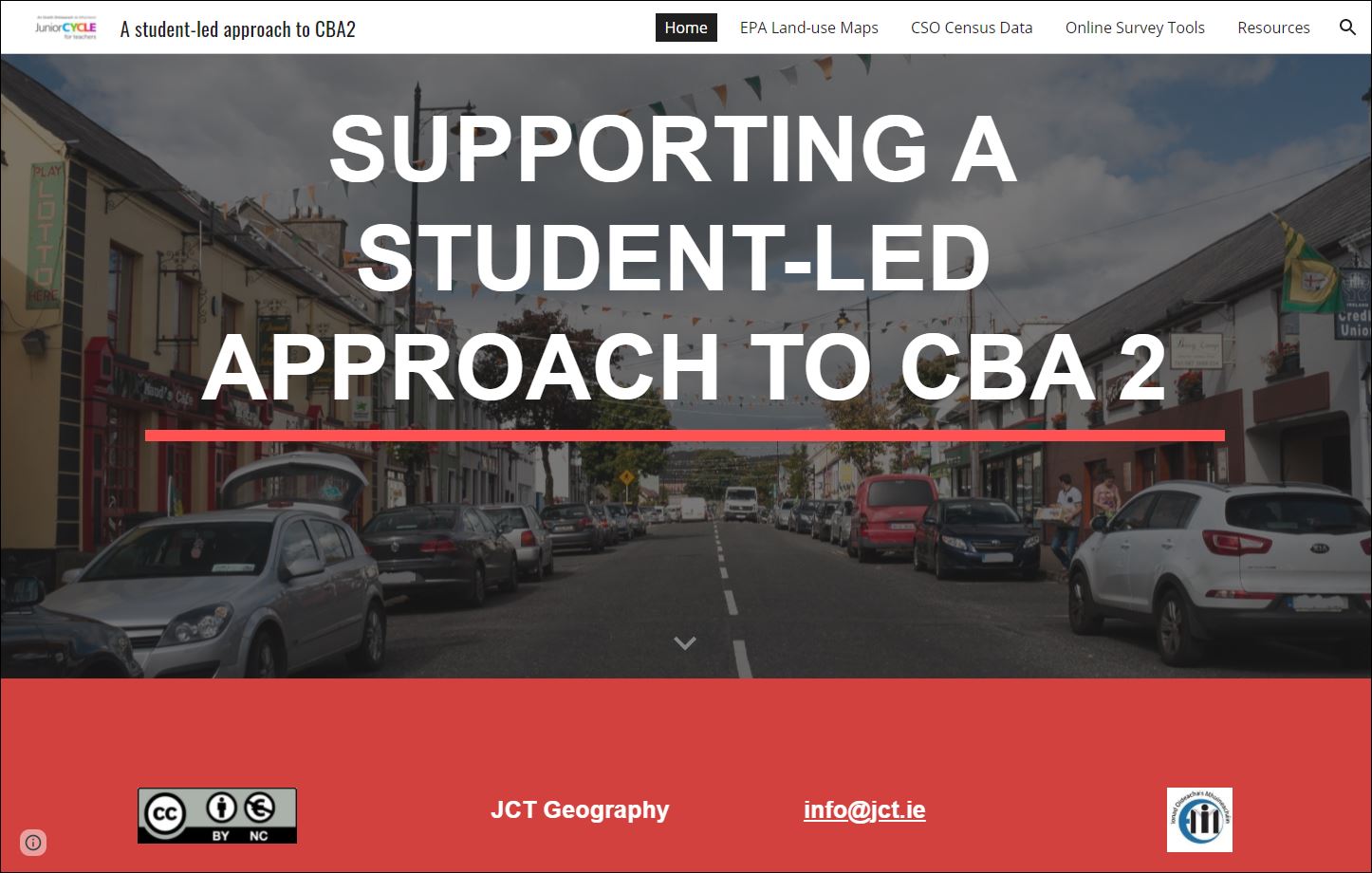Supporting a Student-Led Approach to CBA2 Website