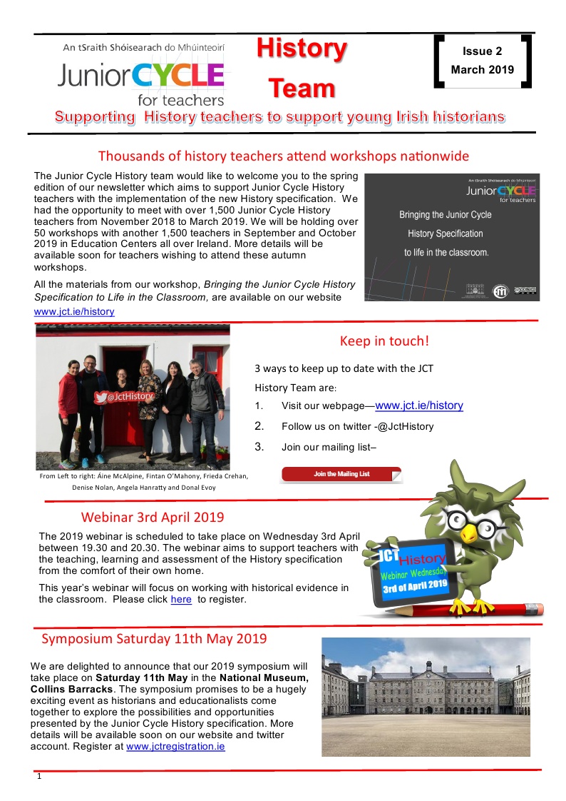 Newsletter March 2019