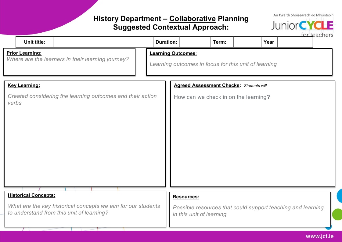 A Historical Context Approach to Planning