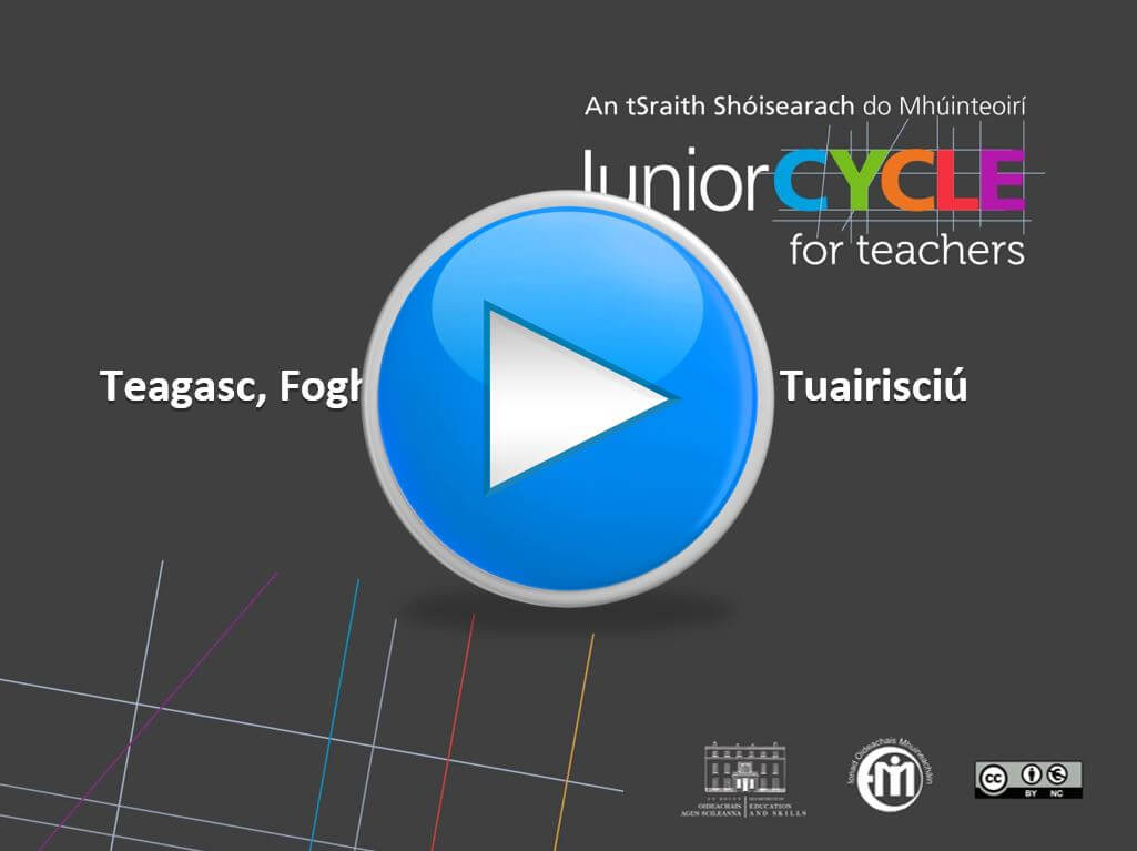 Teagasc, Foghlaim, Measúnú agus Tuairisciú