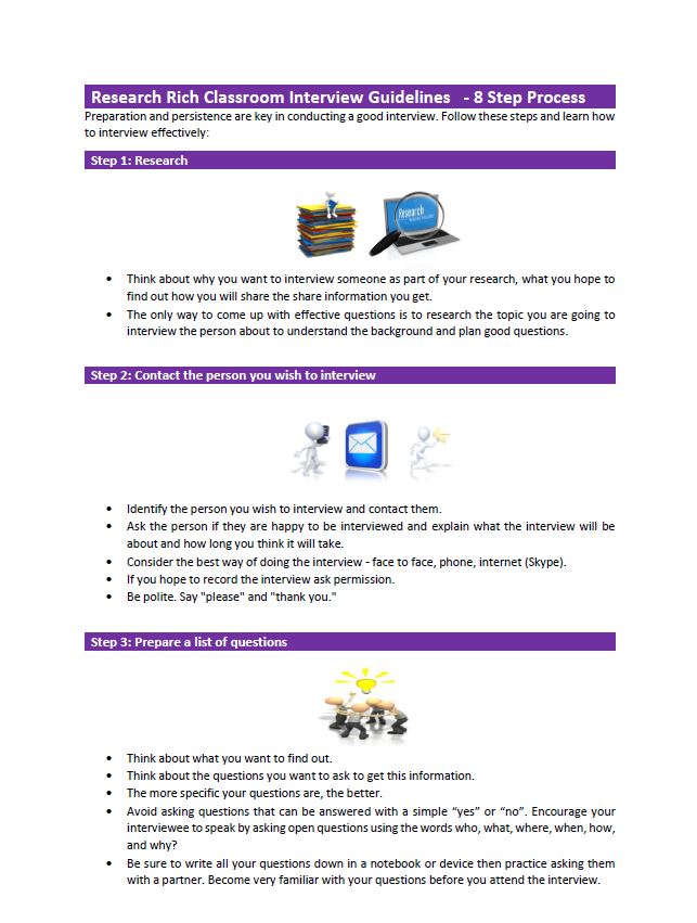 Student Interview Guidelines