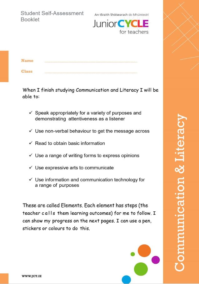 Student Checkpoint Communication& Literacy