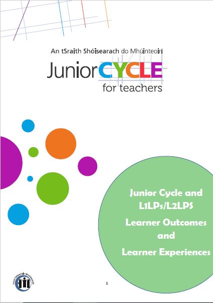Learner Outcomes and Learner Experiences booklet