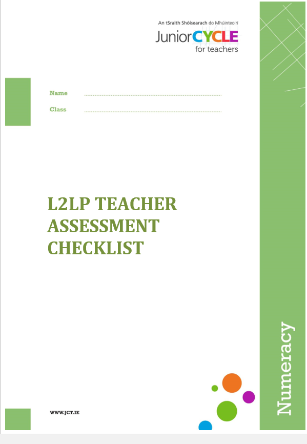 Teacher Checkpoints Numeracy