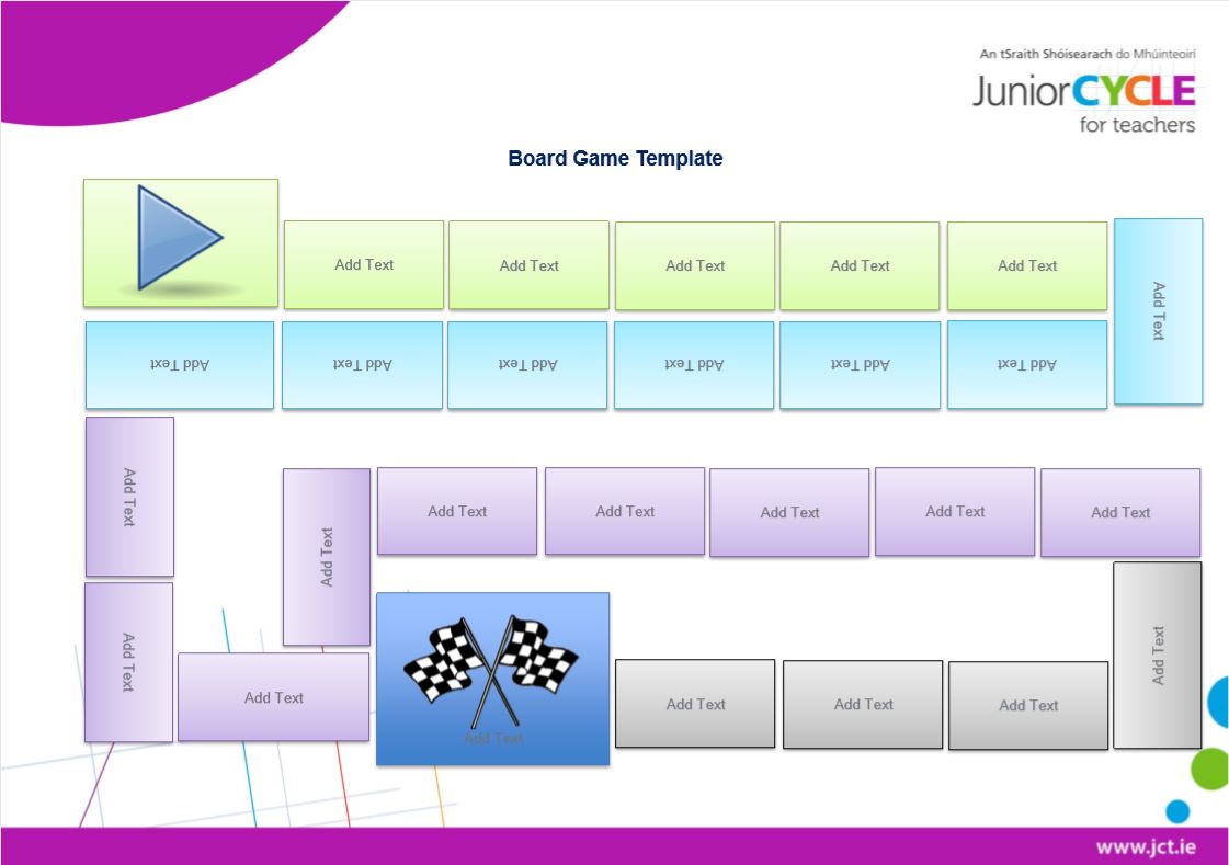 Editable Board Game Template