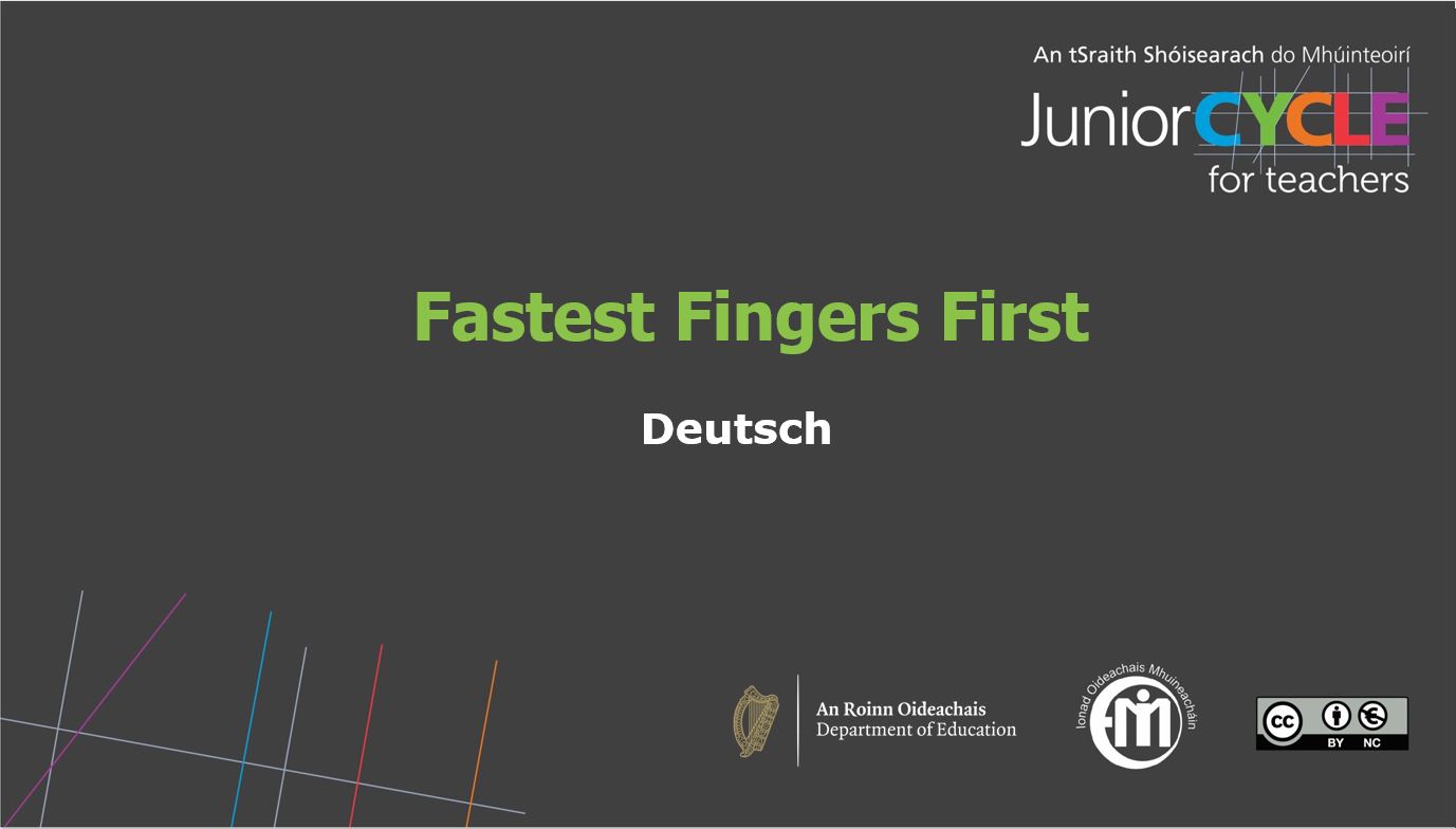 German Fastest Fingers Presentation
