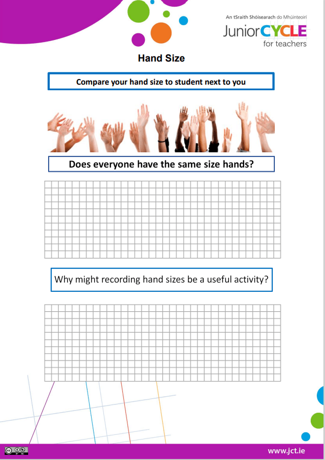 Hand Size Task