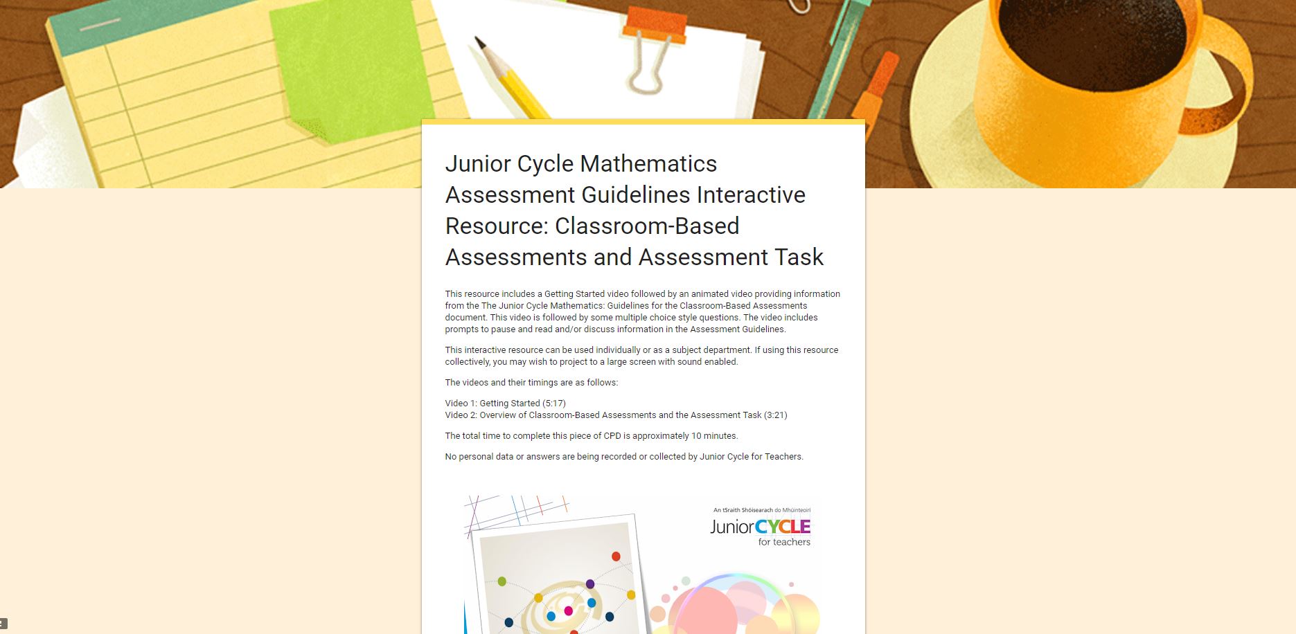 Assessment Guidelines Interactive Resource Section One - An Overview