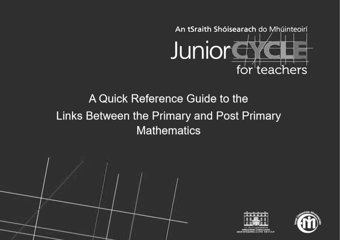 Primary Curriculum Quick Reference Guide (Black and White)