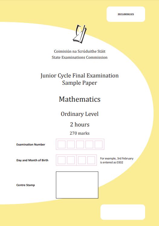 Ordinary Level Sample Paper