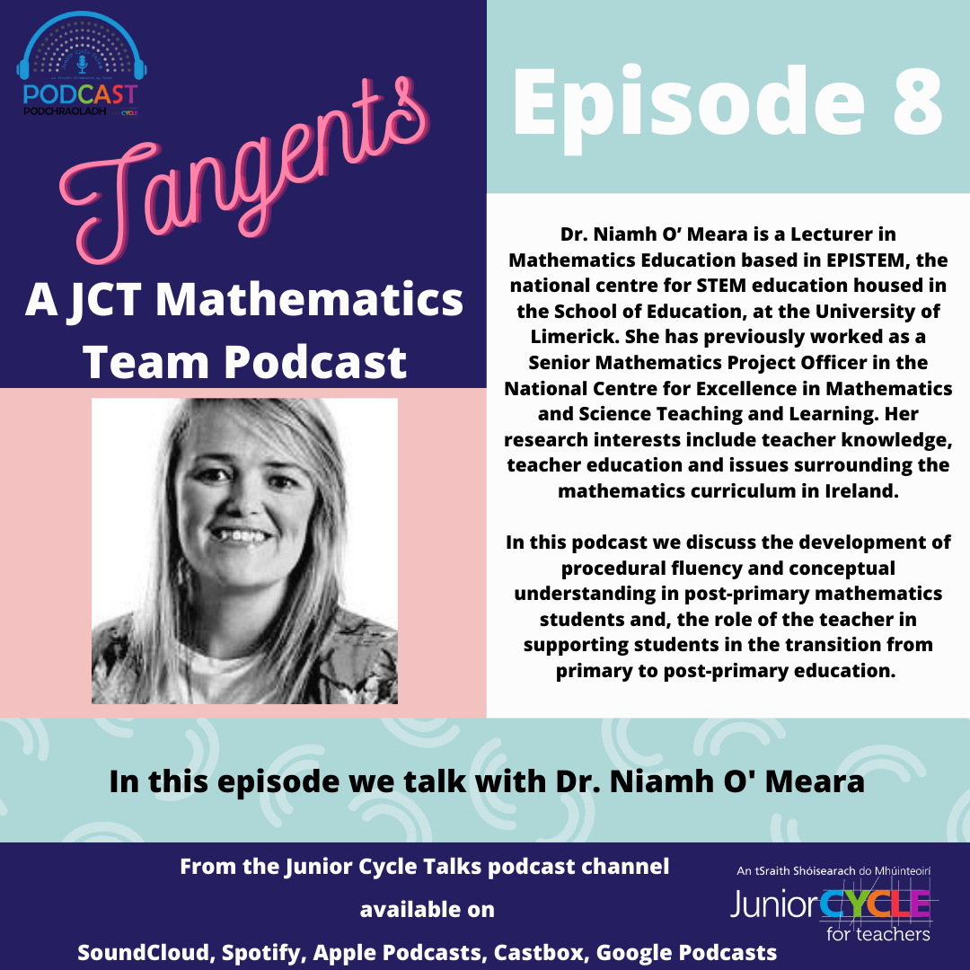 Tangents Clár 8 le Dr Niamh O' Meara