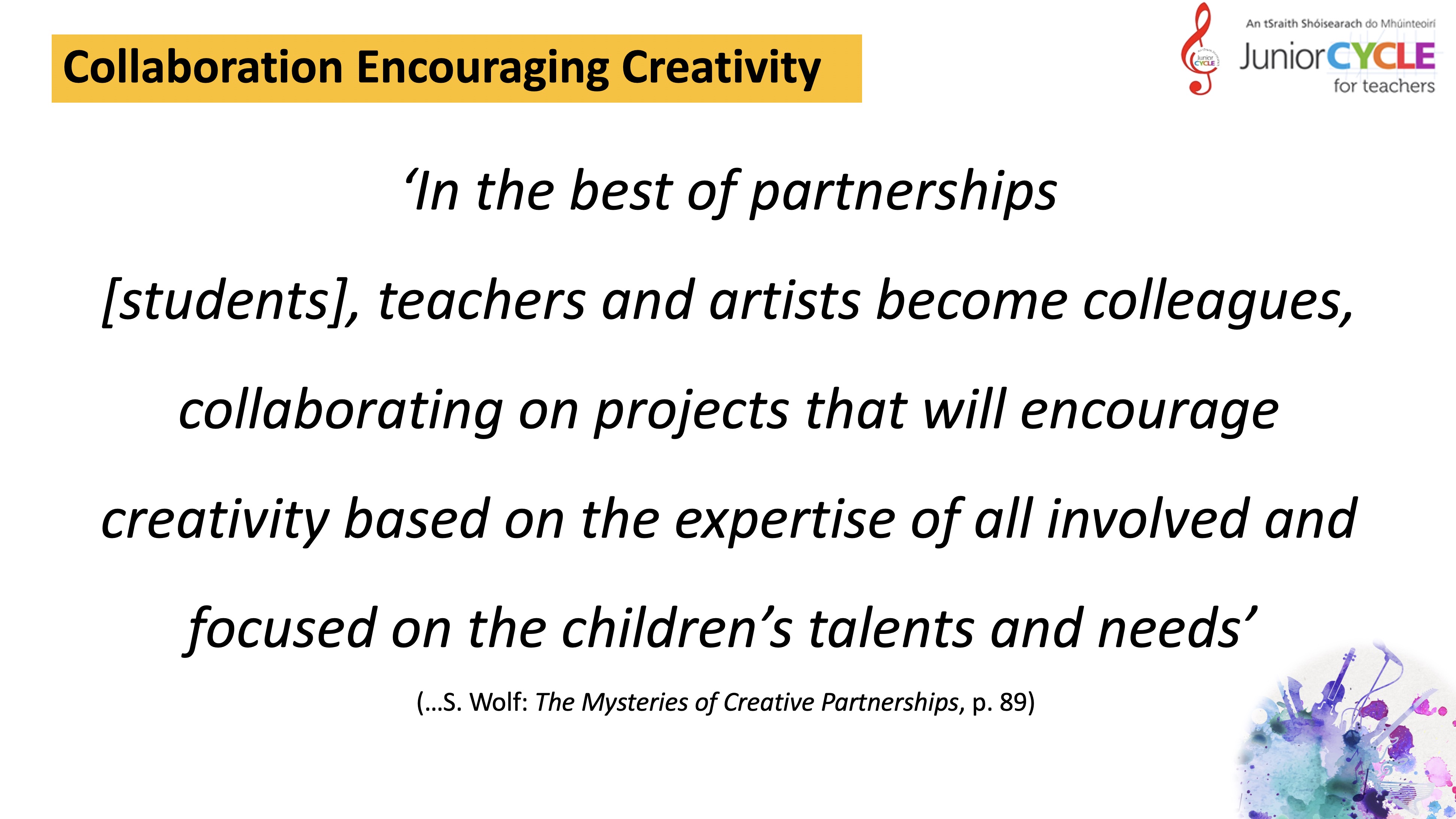 Collaboration Encouraging Creativity