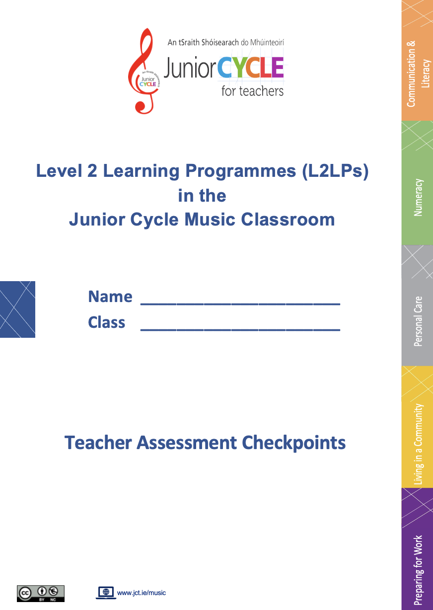 MUSIC Teacher Assessment Checkpoints