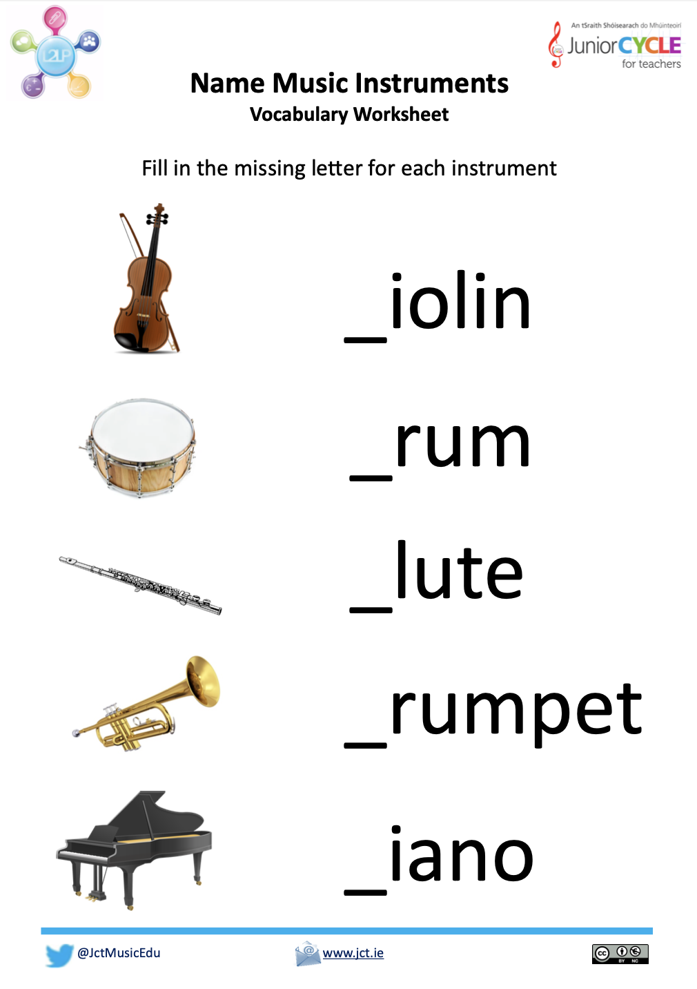 Name Music Instruments