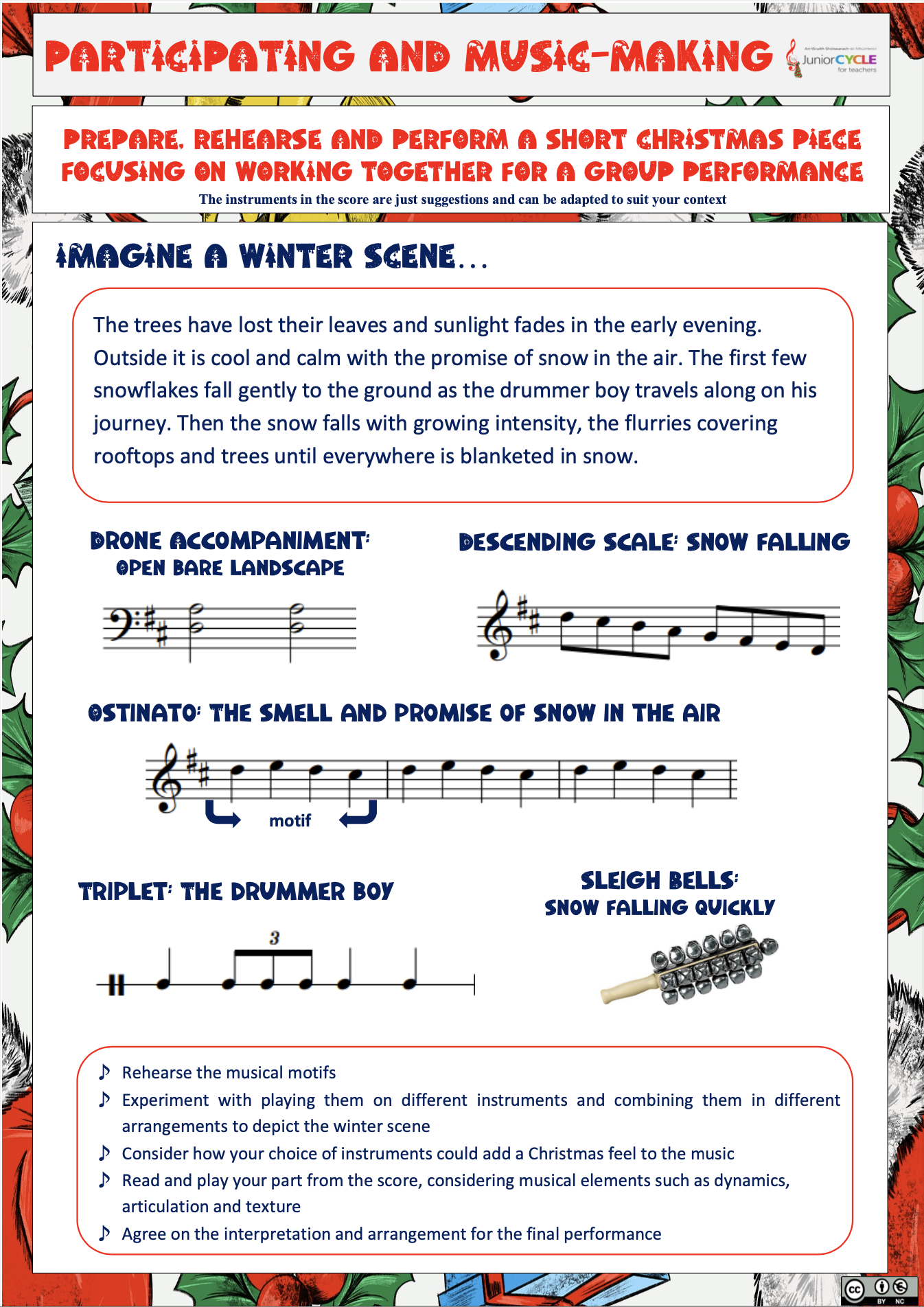 Participating and Music-making - A Winter Scene