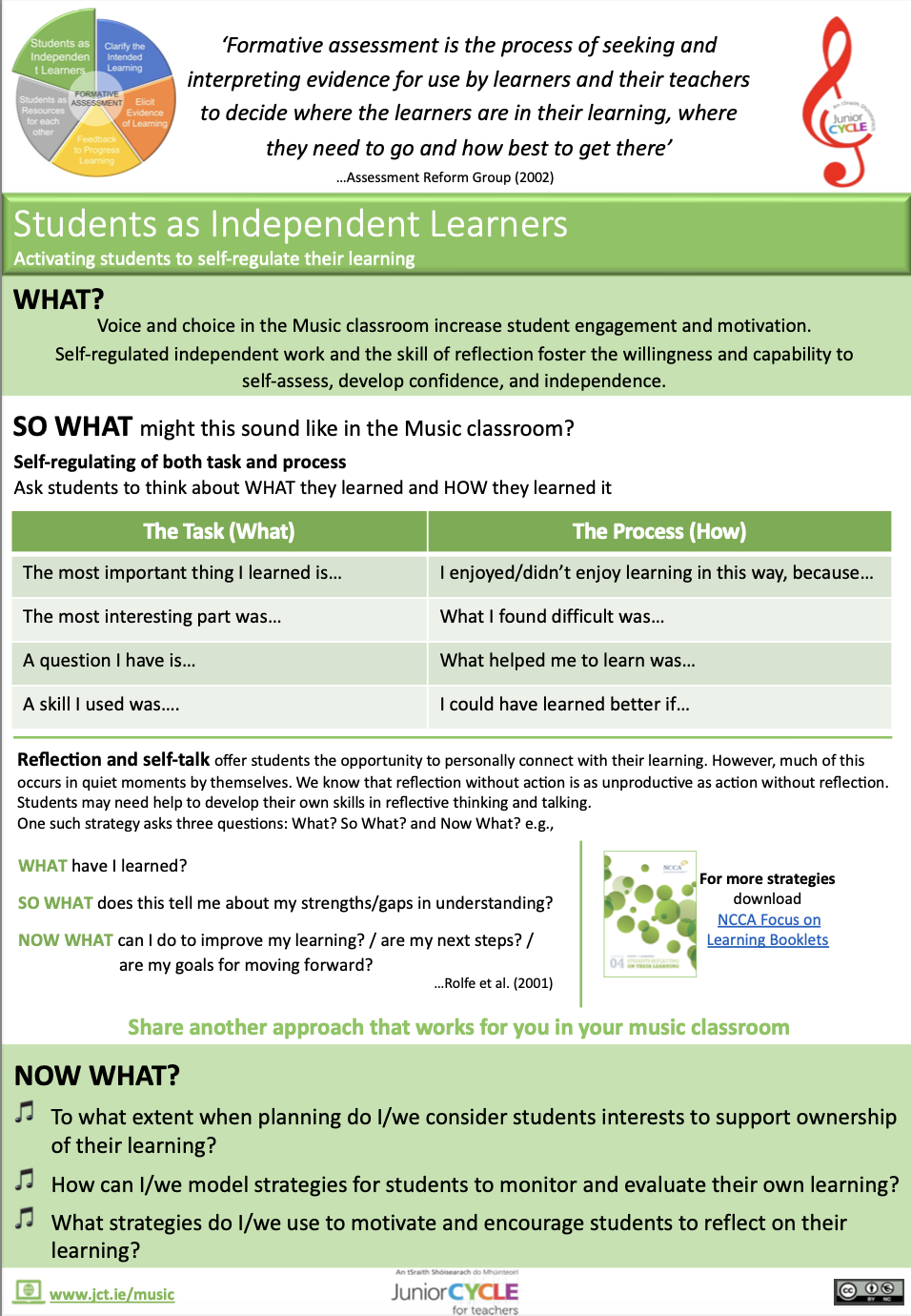 Students as Independent Learners