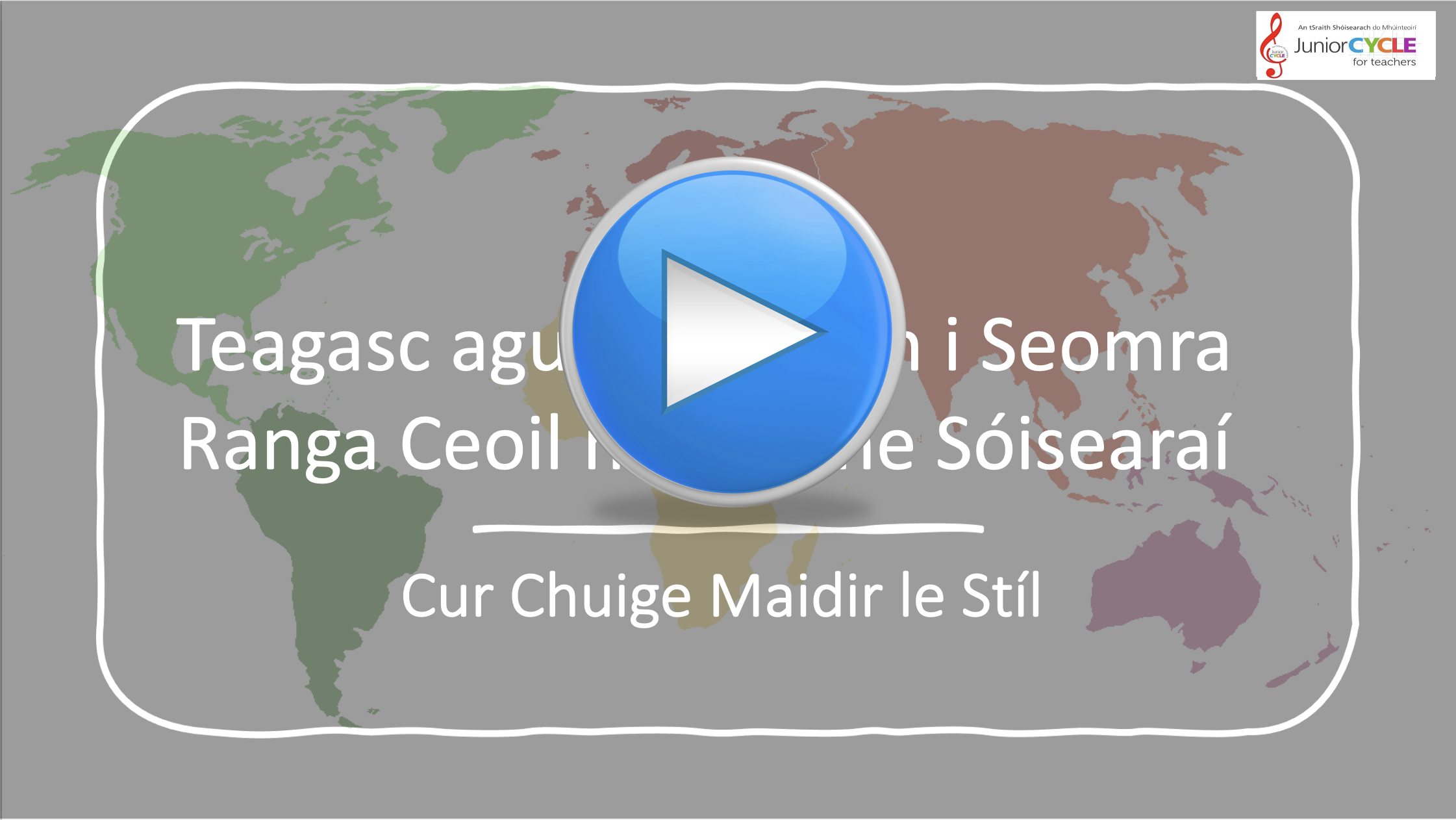 Foghlaim ar Líne - Cur Chuige Maidir le Stíl