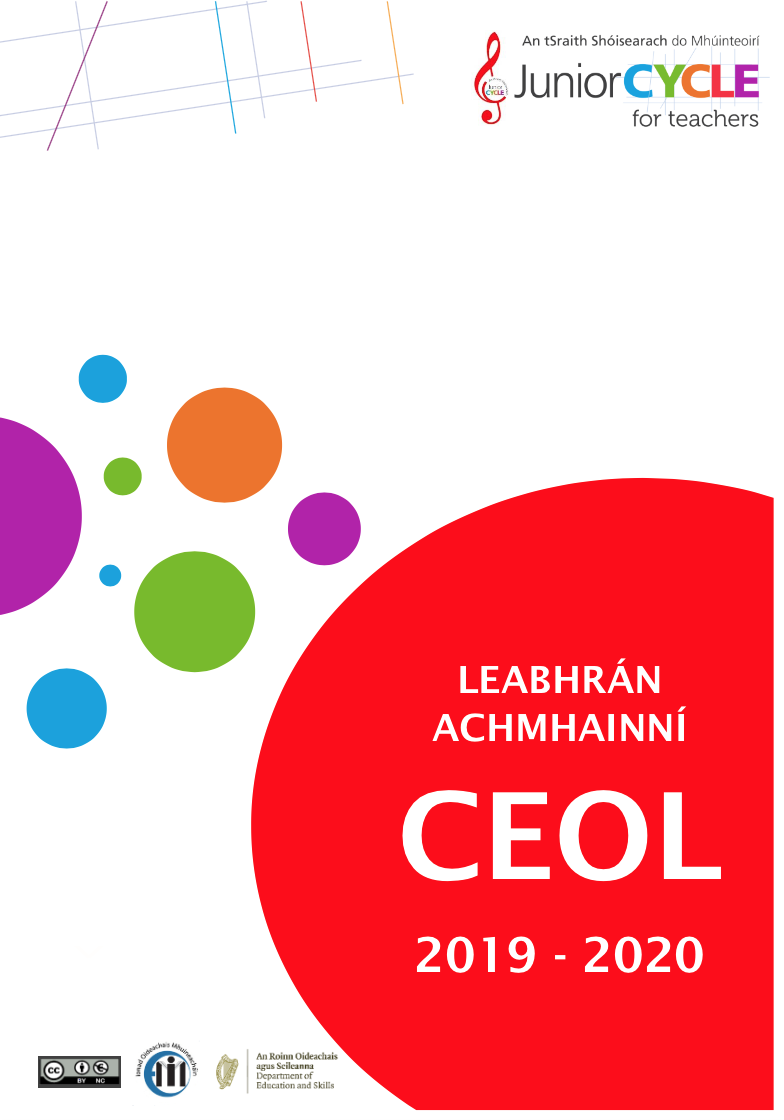 Eispéiris um Fhoghlaim Ghairmiúil 2019 - 2020: Leabhrán Acmhainní