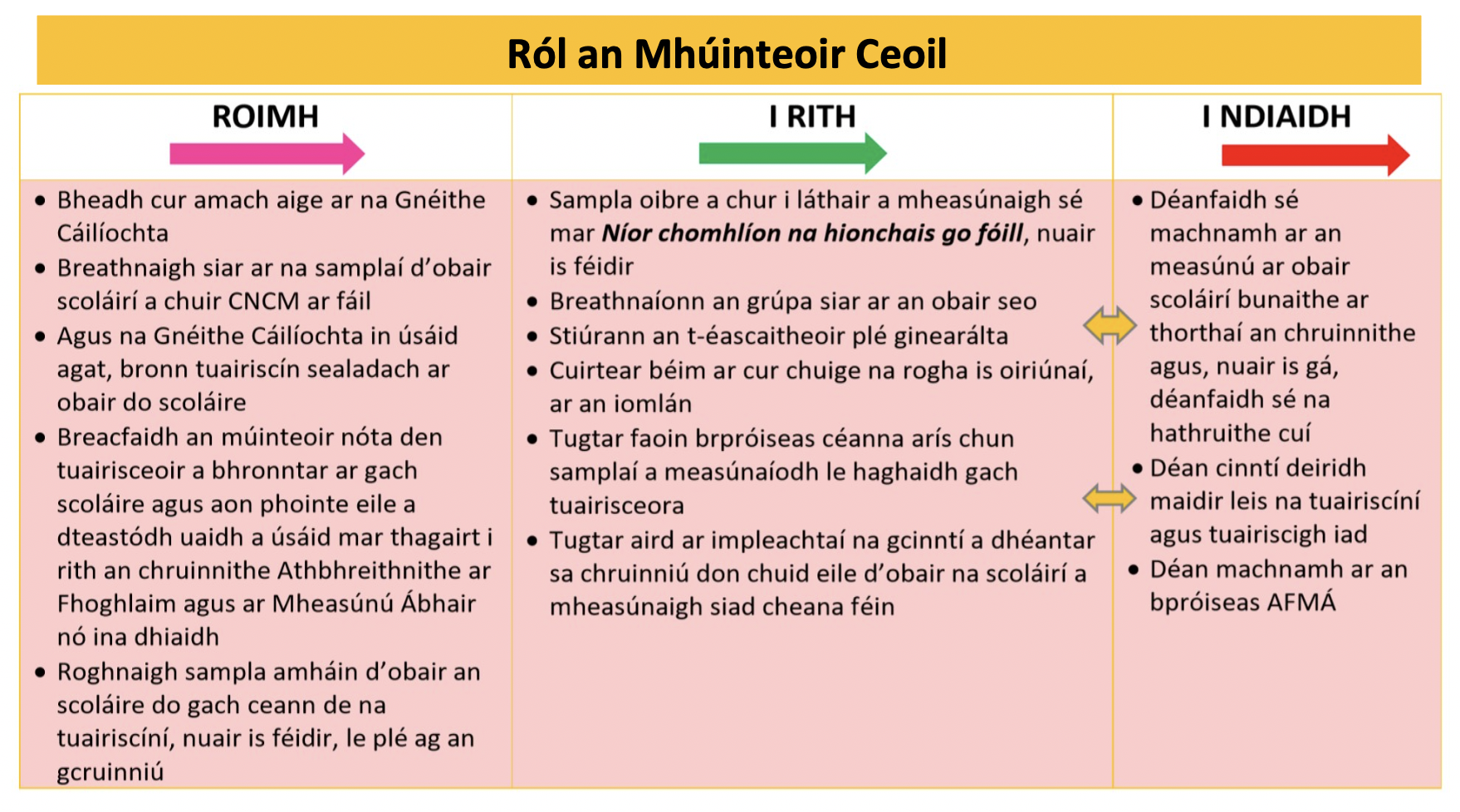 Ról an Mhúinteoir Ceoil