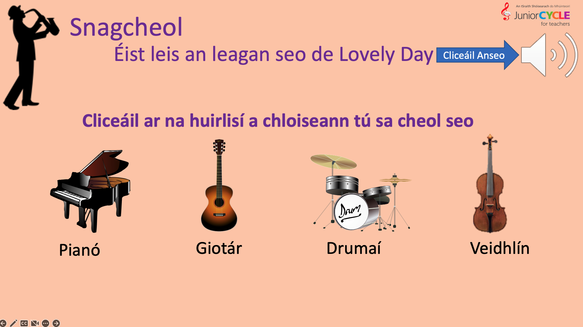 SNAGCHEOL - Gníomhaíocht Clár Foghlama Leibhéal 2 (CFL2anna)