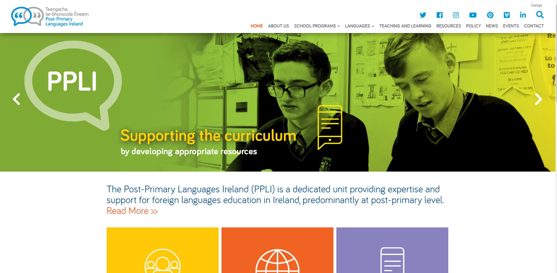 Post-Primary Languages Ireland