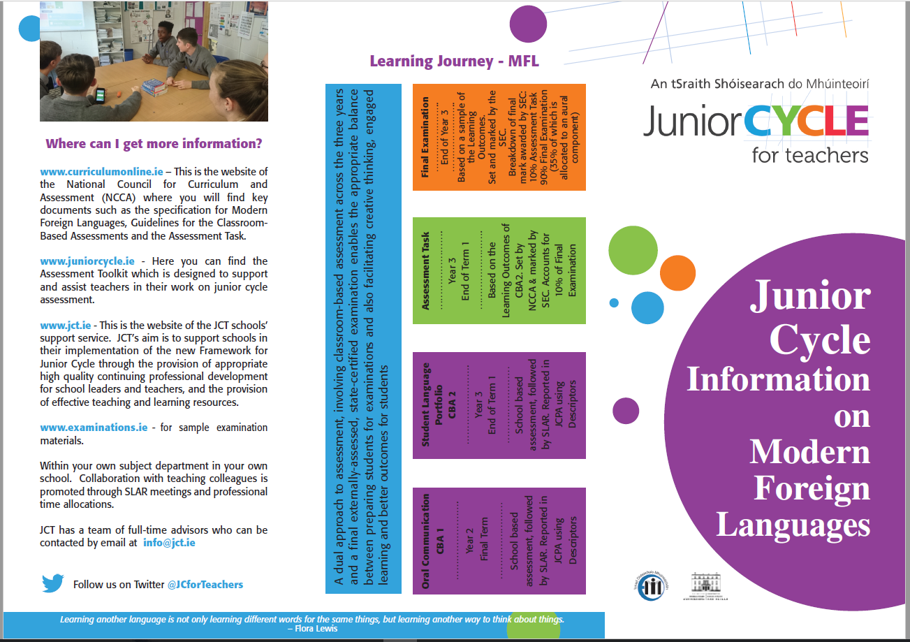 Modern Foreign Languages Information Leaflet