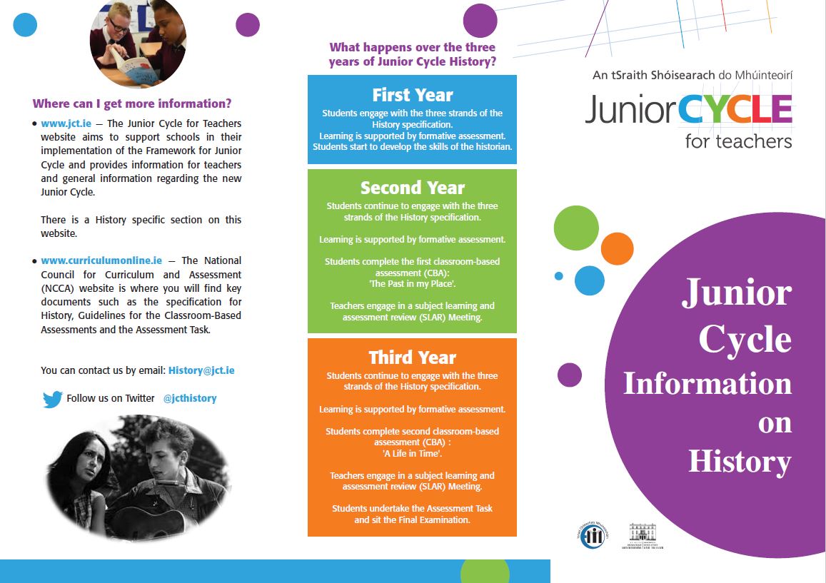 JC Information Leaflet History