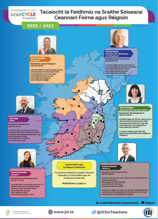 Tacaíocht le Feidhmiú na Sraithe Sóisearaí Ceannairí Foirne agus Réigiúin 2022.2023