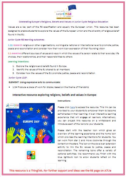 Europe Day Teacher Guide