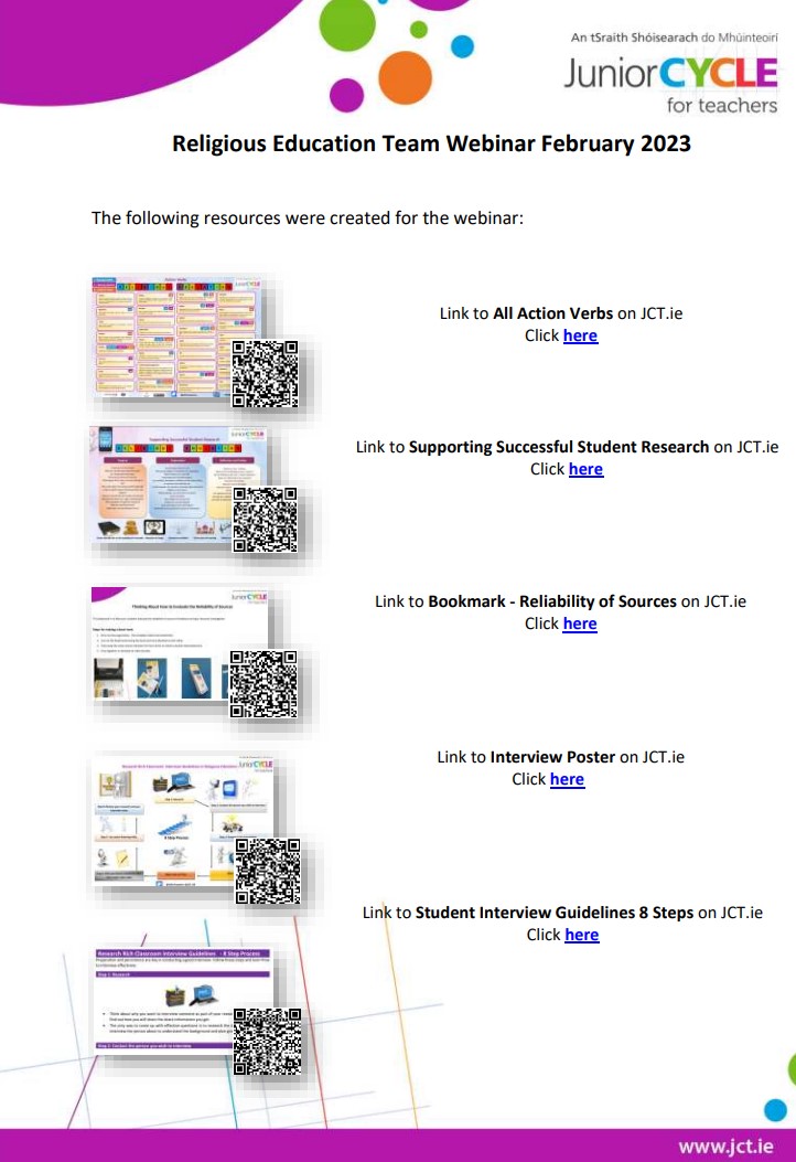 Research Rich RE Webinar Links