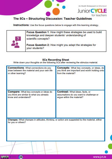 5Cs - Structuring Conversation