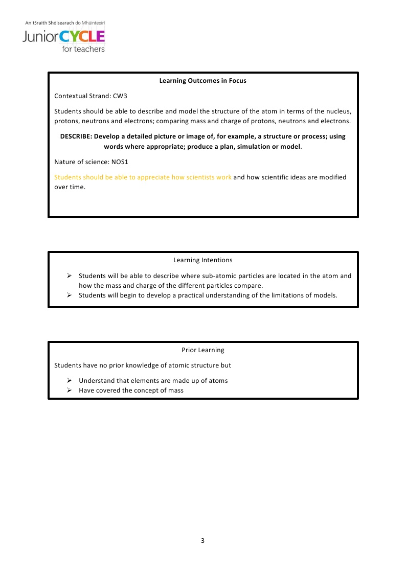 Describe - Build an Atom