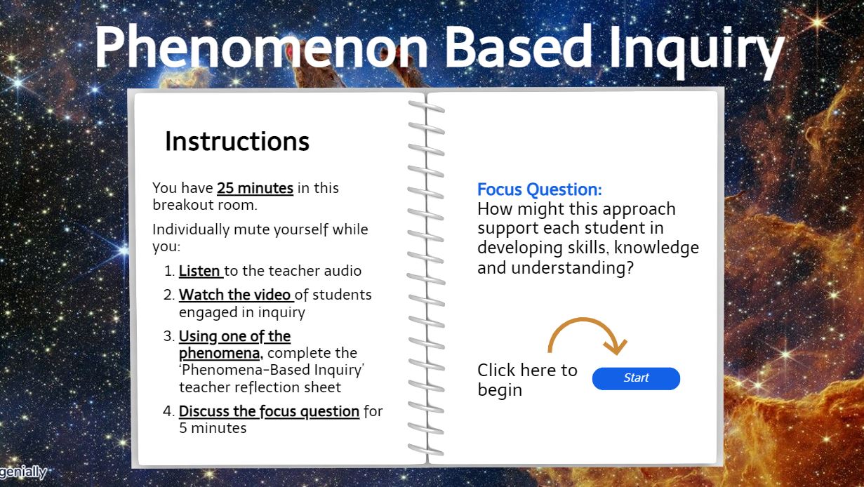 Phenomenon Based Inquiry Genial.ly