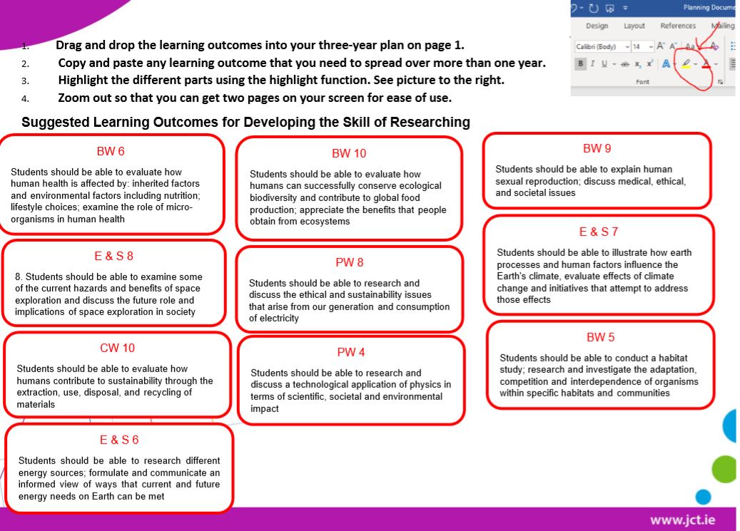 Planning Resource for Session 2